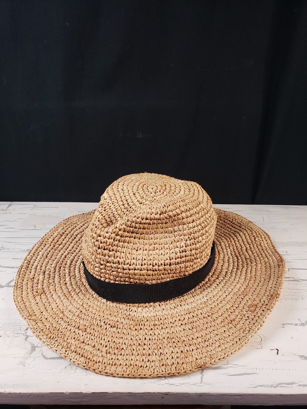 J. Crew Raffia Straw Hat in Natural Small-Medium OS
